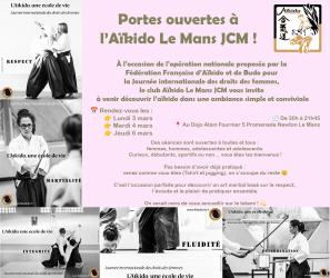 Journées Internationale de la Femme - Portes Ouvertes